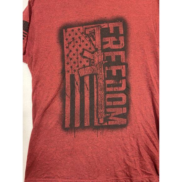 Howitzer Patriot Freedom Respect short‎ Sleeve T-Shirt M Lot of 2 - Picture 6 of 7